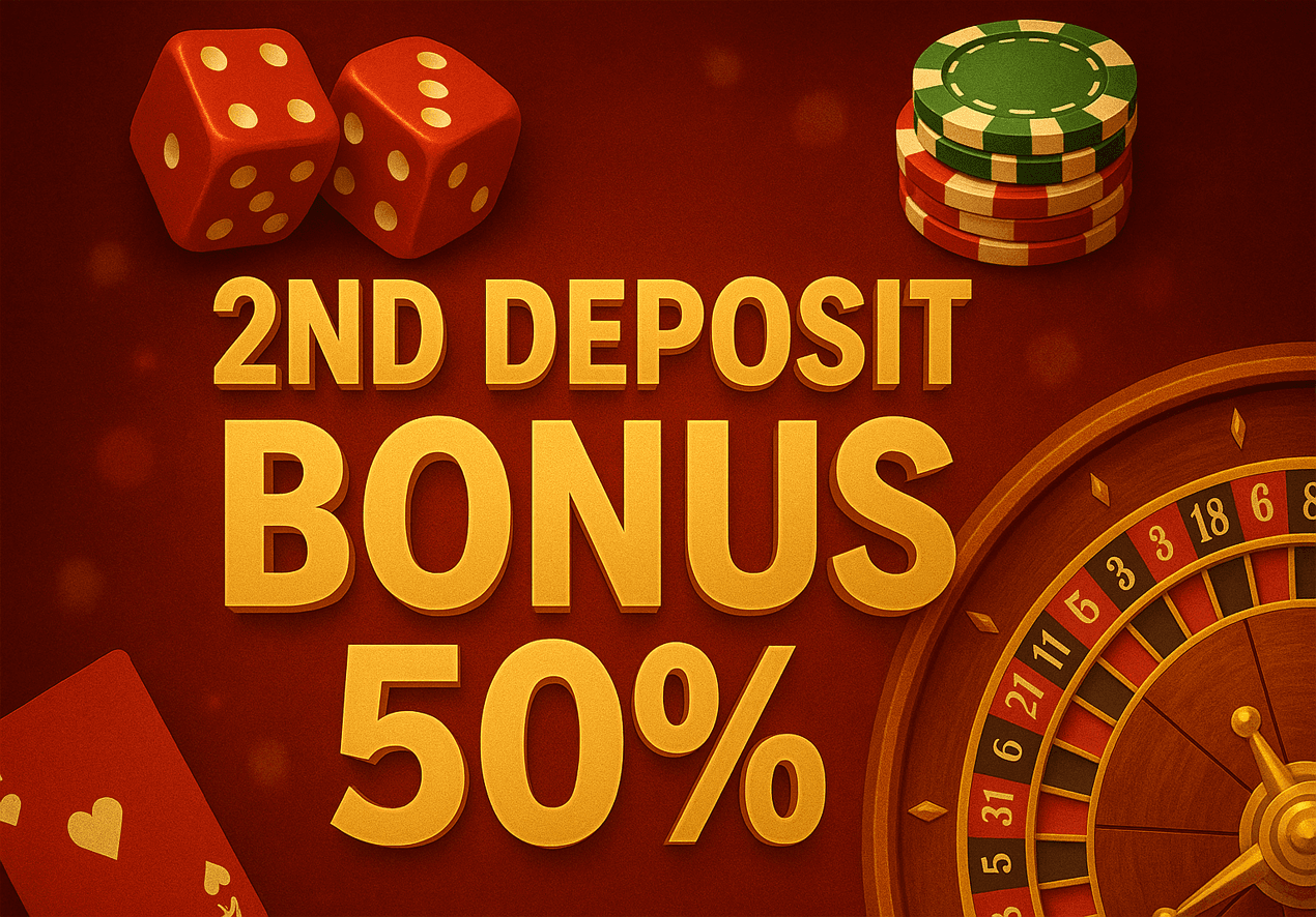 50% Bonus on Your 2nd Deposit at BitSpinVault!