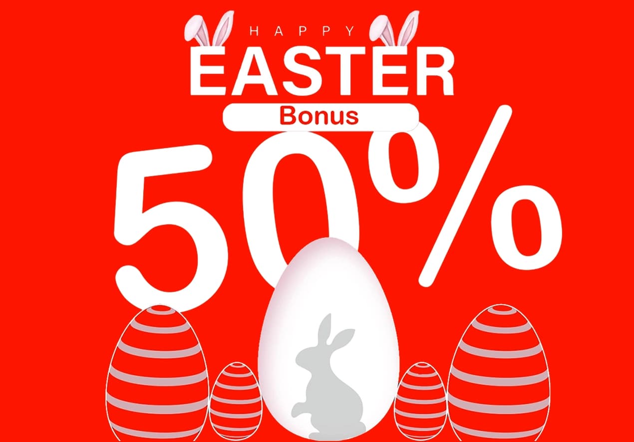  Easter Celebration Bonus – 50% at BitSpinVault!
